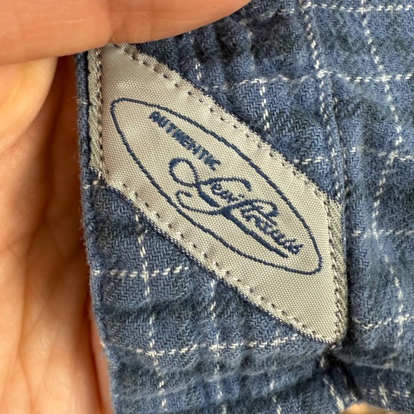 Vtg Upcycled Levi's Flannel by SOJARA – Bruce Springsteen Patch, Plaid, Sz XL - Picture 3 of 14